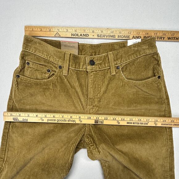 Levis Pants Womens 30x29 Brown Corduroy Stretch Preppy Casual NWT IRREGULAR 5222 - Picture 6 of 13